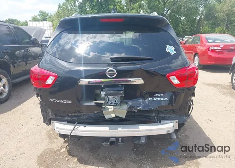2019 Nissan Pathfinder Platinum from USA, damaged, VIN 5N1DR2MM6KC648732